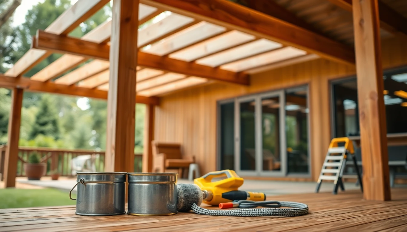 Deck & Pergola Staining